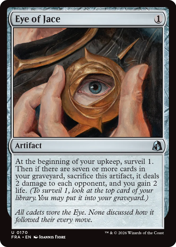 Eye of Jace [Reality Fracture] | Jomio and Rueliete's Cards and Comics