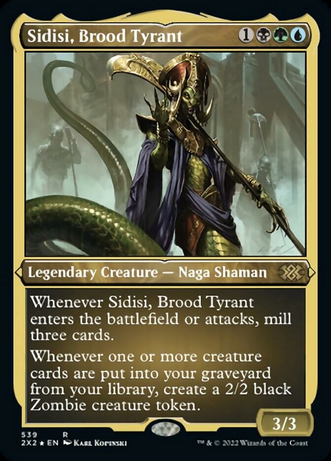 Sidisi, Brood Tyrant (Foil Etched) [Double Masters 2022] | Jomio and Rueliete's Cards and Comics