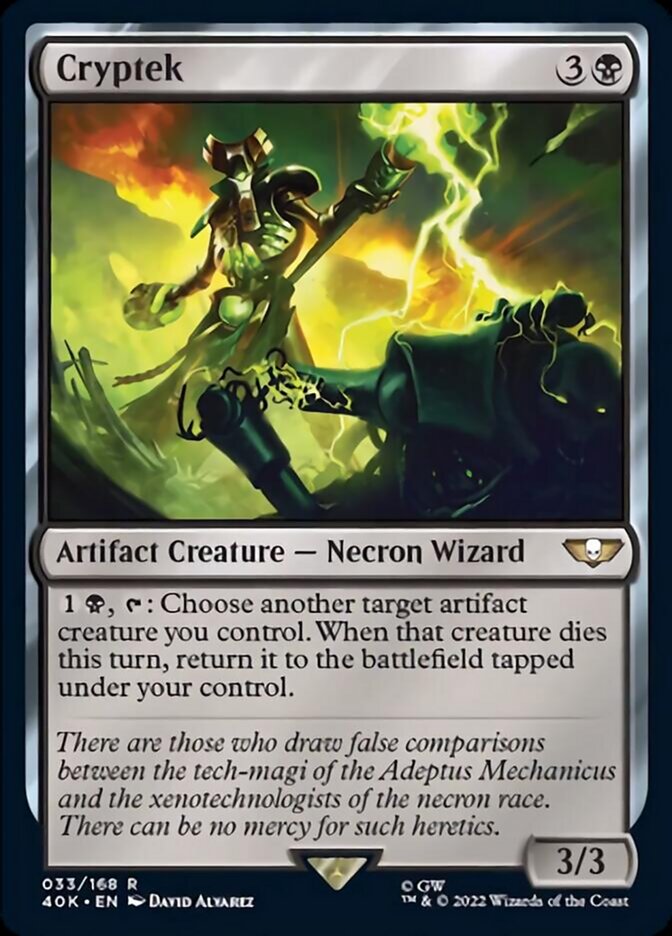Cryptek [Warhammer 40,000] | Jomio and Rueliete's Cards and Comics