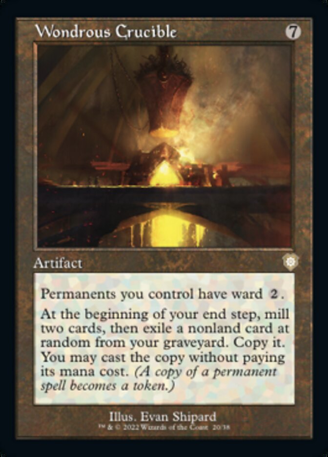 Wondrous Crucible (Retro) [The Brothers' War Commander] | Jomio and Rueliete's Cards and Comics