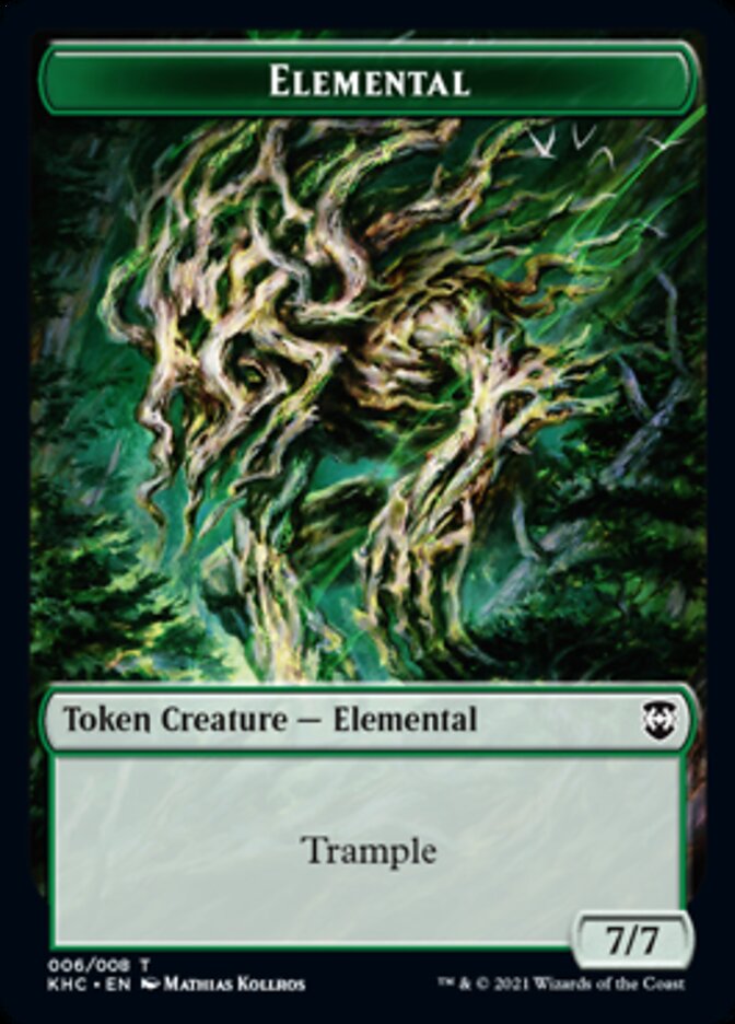 Elemental Token [Kaldheim Commander Tokens] | Jomio and Rueliete's Cards and Comics