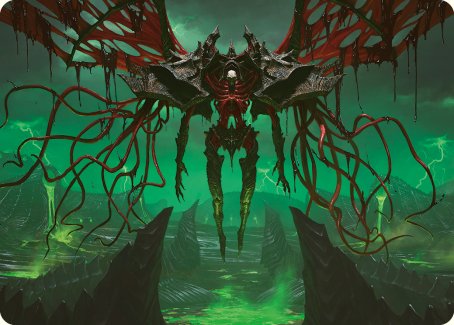 Archfiend of the Dross Art Card [Phyrexia: All Will Be One Art Series] | Jomio and Rueliete's Cards and Comics