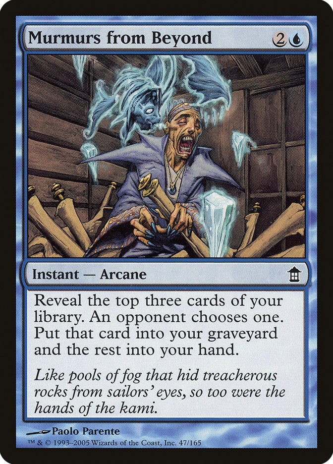 Murmurs from Beyond [Saviors of Kamigawa] | Jomio and Rueliete's Cards and Comics