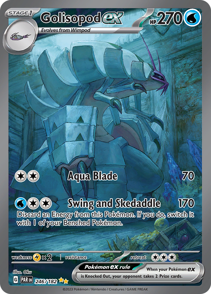 Golisopod ex (246/182) [Scarlet & Violet: Paradox Rift] | Jomio and Rueliete's Cards and Comics