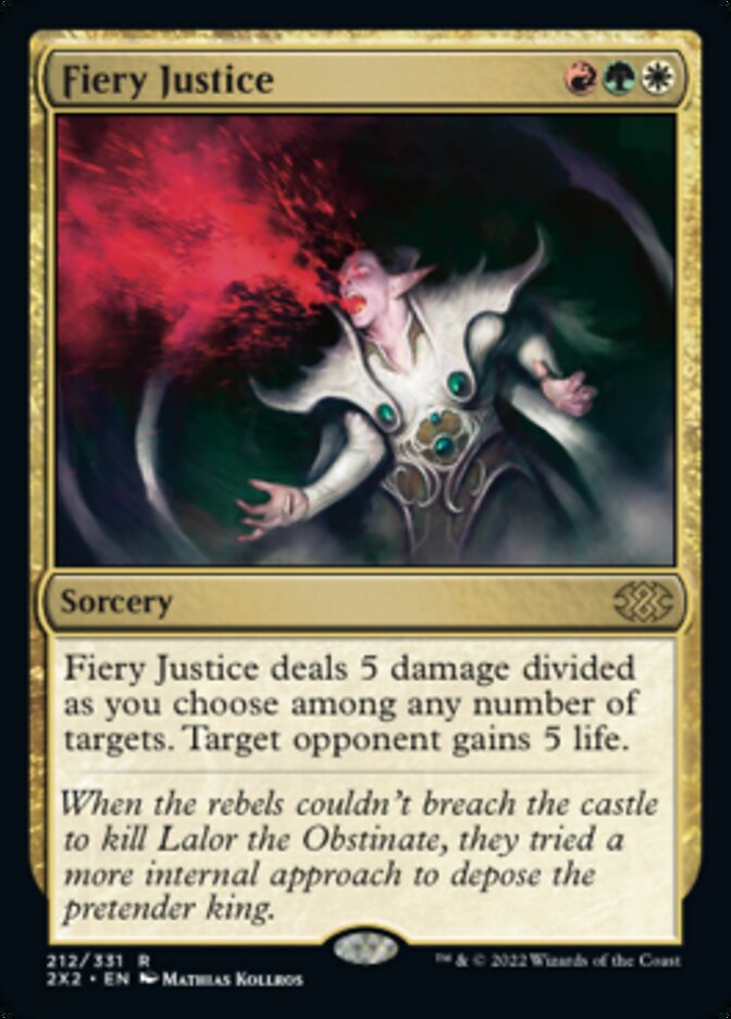 Fiery Justice [Double Masters 2022] | Jomio and Rueliete's Cards and Comics