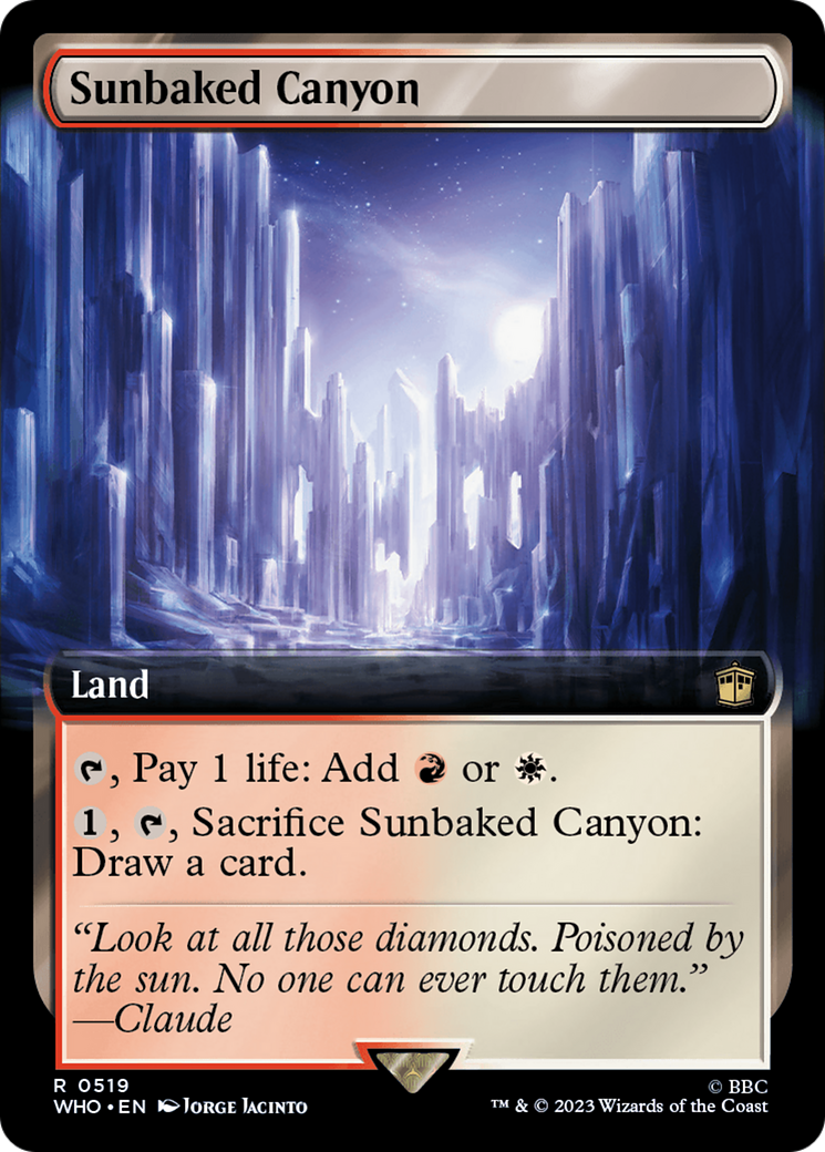 Sunbaked Canyon (Extended Art) [Doctor Who] | Jomio and Rueliete's Cards and Comics