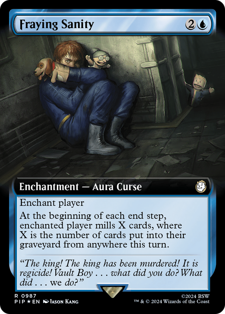 Fraying Sanity (Extended Art) (Surge Foil) [Fallout] | Jomio and Rueliete's Cards and Comics