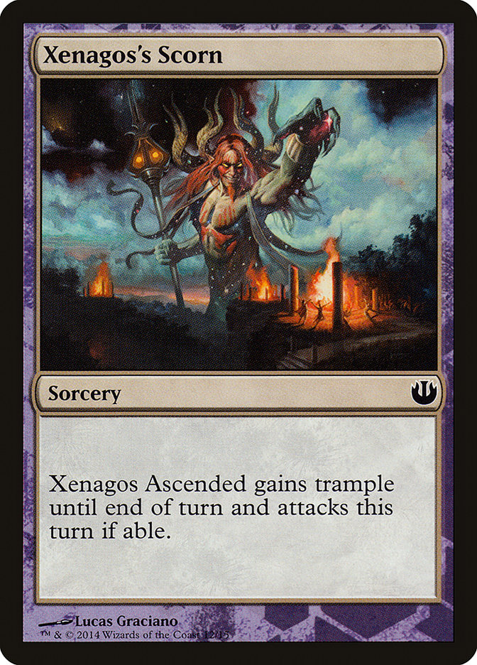 Xenagos's Scorn [Journey into Nyx Defeat a God] | Jomio and Rueliete's Cards and Comics
