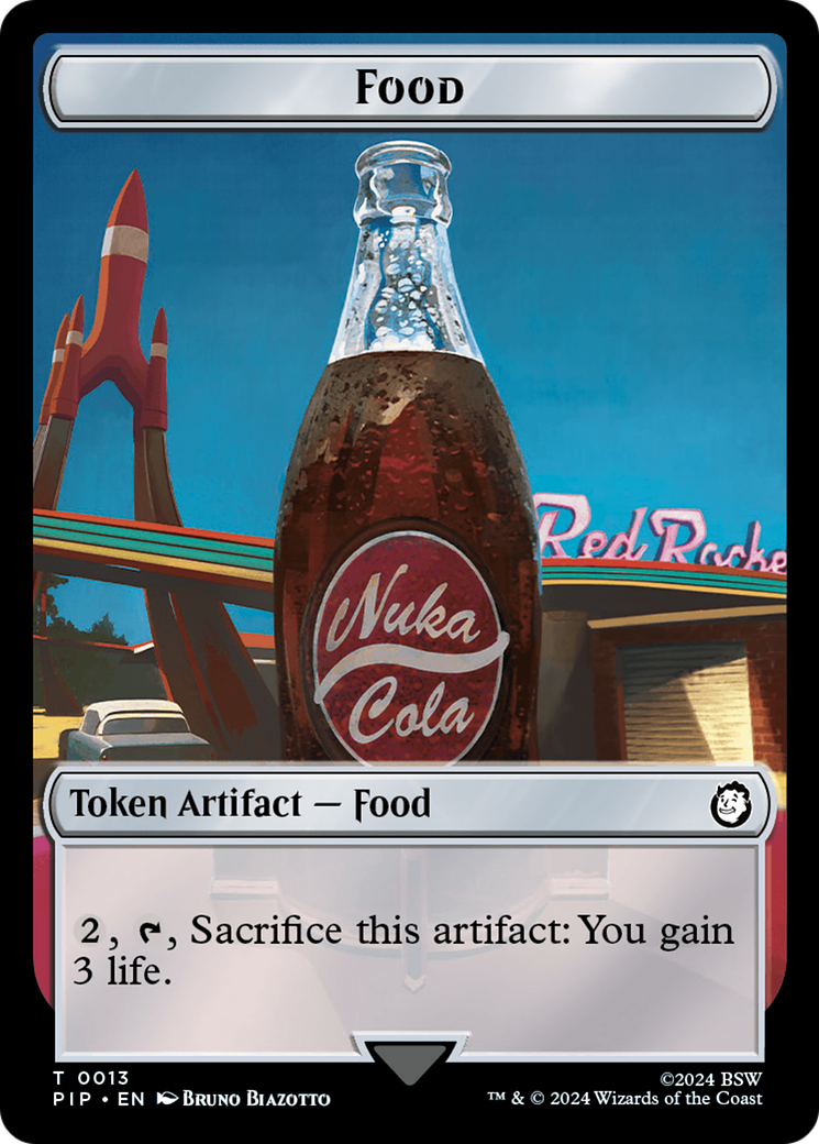 Settlement // Food (013) Double-Sided Token [Fallout Tokens] | Jomio and Rueliete's Cards and Comics