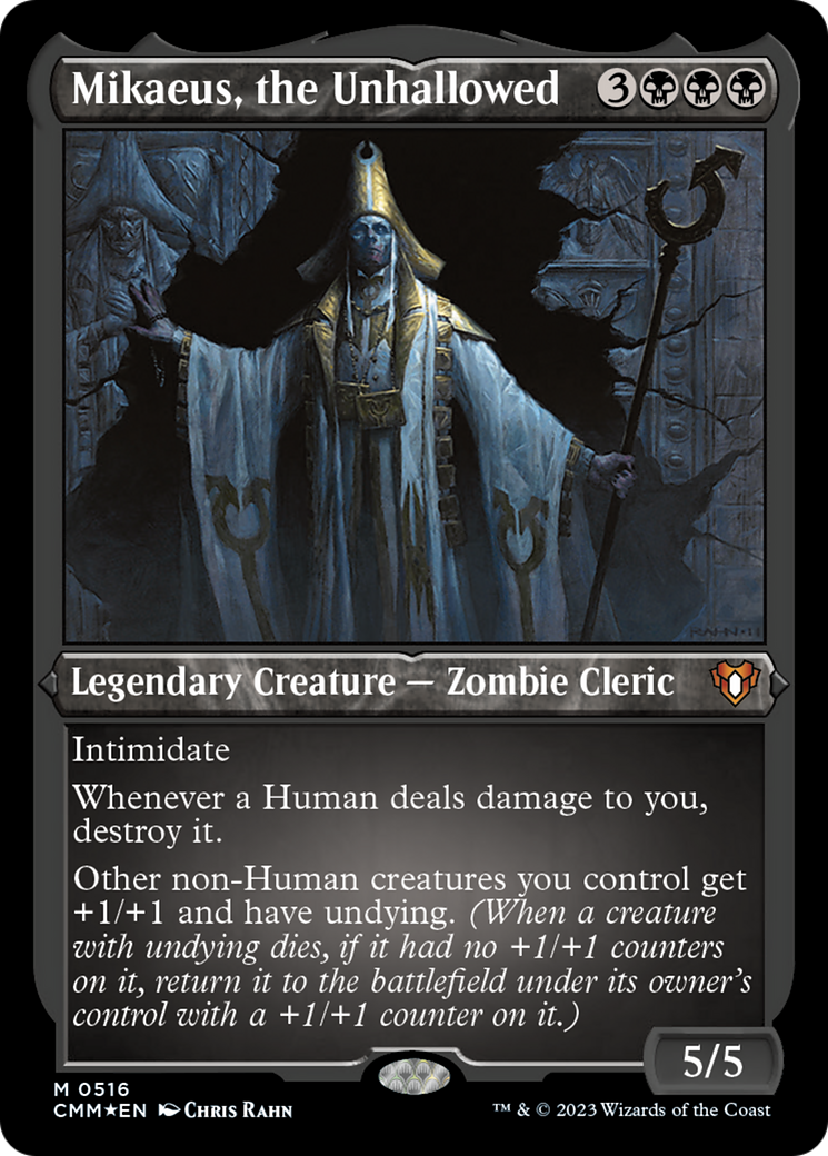 Mikaeus, the Unhallowed (Foil Etched) [Commander Masters] | Jomio and Rueliete's Cards and Comics