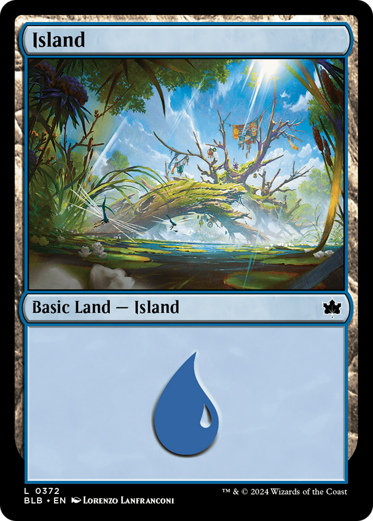 Island (0372) [Bloomburrow] | Jomio and Rueliete's Cards and Comics