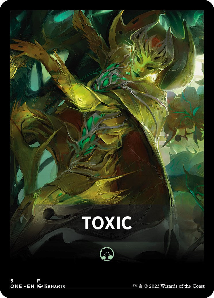 Toxic Theme Card [Phyrexia: All Will Be One Tokens] | Jomio and Rueliete's Cards and Comics