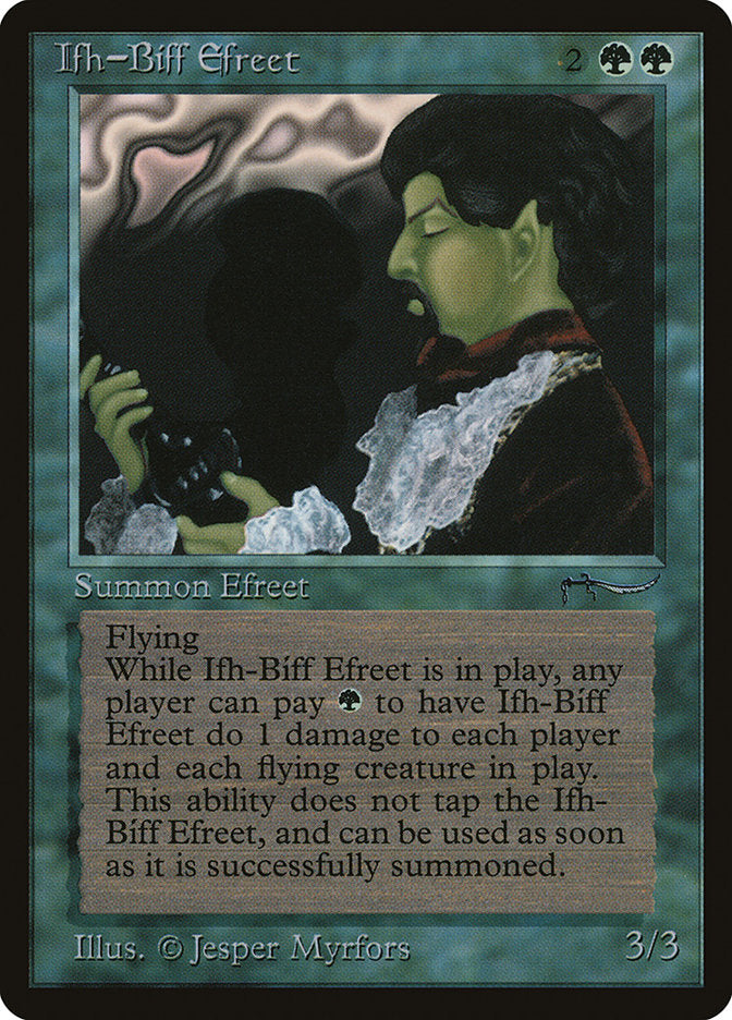 Ifh-Biff Efreet [Arabian Nights] | Jomio and Rueliete's Cards and Comics