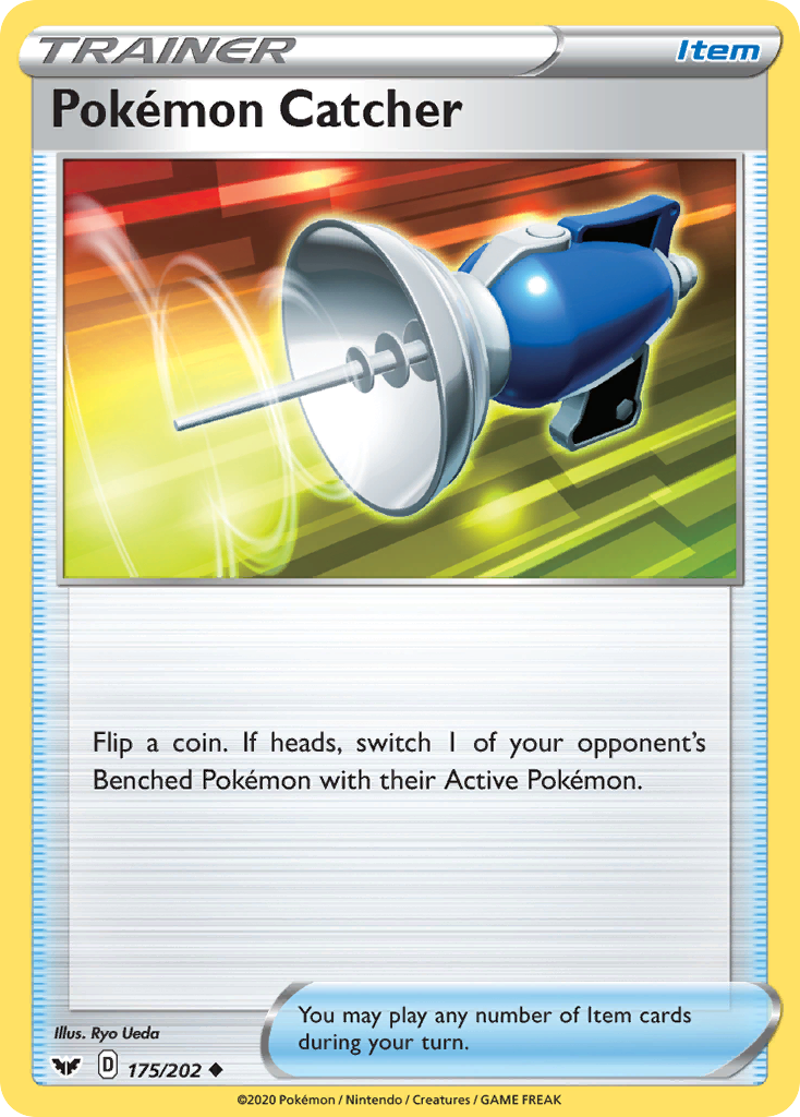 Pokemon Catcher (175/202) [Sword & Shield: Base Set] | Jomio and Rueliete's Cards and Comics