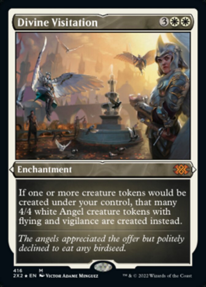 Divine Visitation (Foil Etched) [Double Masters 2022] | Jomio and Rueliete's Cards and Comics