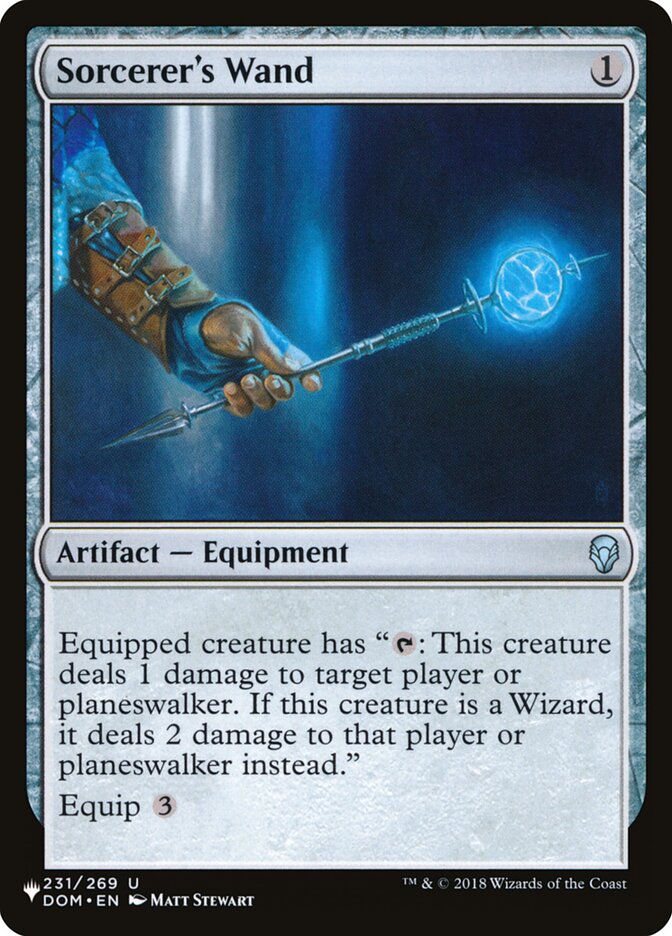 Sorcerer's Wand [The List] | Jomio and Rueliete's Cards and Comics