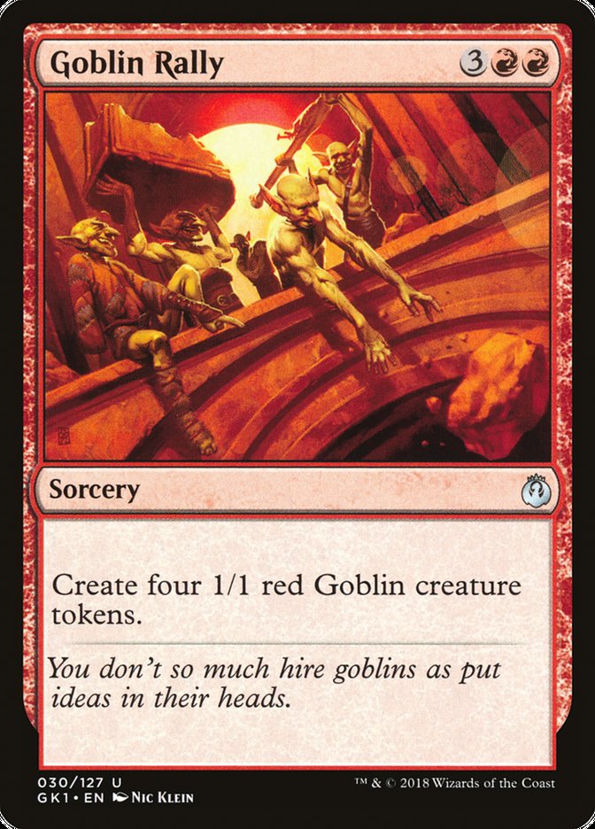 Goblin Rally [Guilds of Ravnica Guild Kit] | Jomio and Rueliete's Cards and Comics