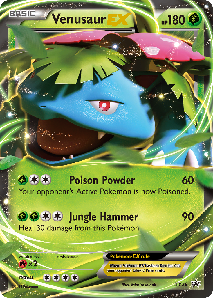 Venusaur EX (XY28) [XY: Black Star Promos] | Jomio and Rueliete's Cards and Comics