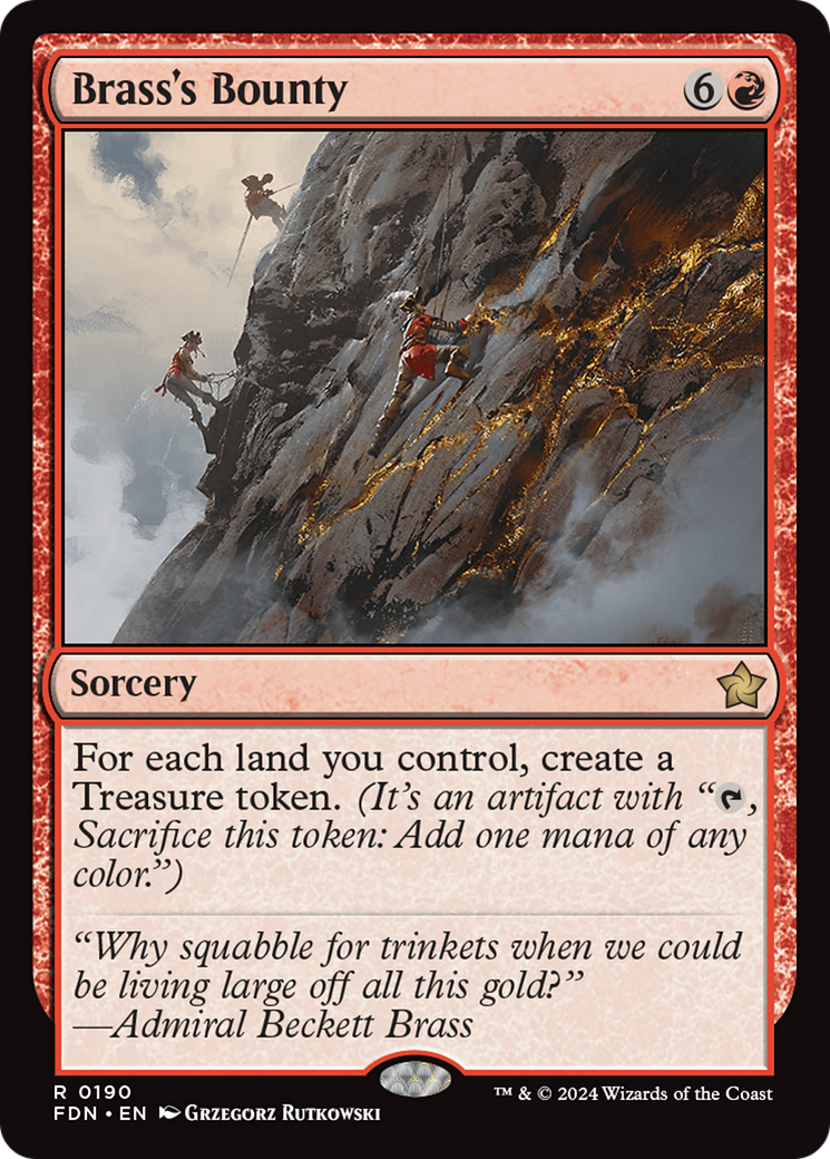 Brass's Bounty [Foundations] | Jomio and Rueliete's Cards and Comics