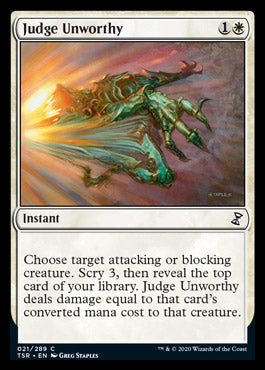 Judge Unworthy [Time Spiral Remastered] | Jomio and Rueliete's Cards and Comics