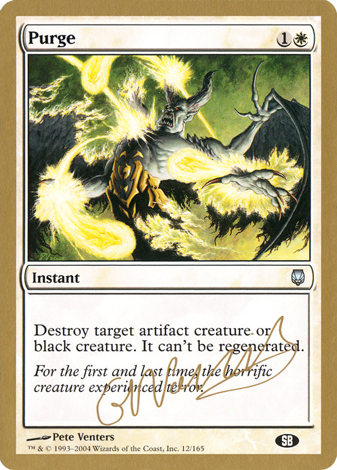 Purge (Gabriel Nassif) (SB) [World Championship Decks 2004] | Jomio and Rueliete's Cards and Comics
