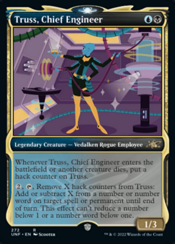 Truss, Chief Engineer (Showcase) [Unfinity] | Jomio and Rueliete's Cards and Comics