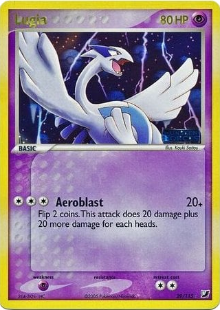 Lugia (29/115) (Stamped) [EX: Unseen Forces] | Jomio and Rueliete's Cards and Comics