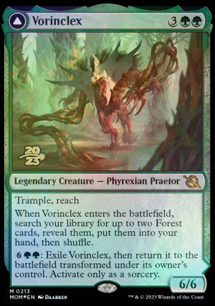Vorinclex // The Grand Evolution [March of the Machine Prerelease Promos] | Jomio and Rueliete's Cards and Comics