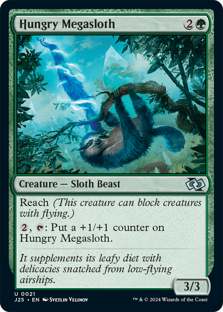 Hungry Megasloth [Foundations Jumpstart] | Jomio and Rueliete's Cards and Comics