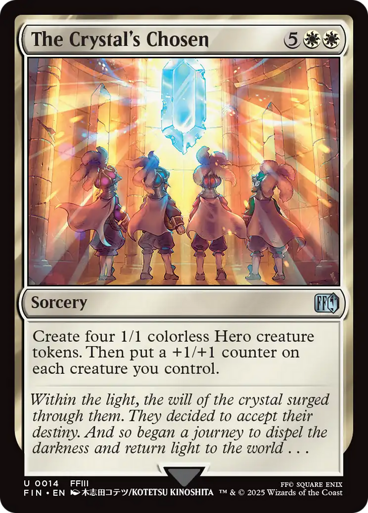 The Crystal's Chosen [FINAL FANTASY] | Jomio and Rueliete's Cards and Comics