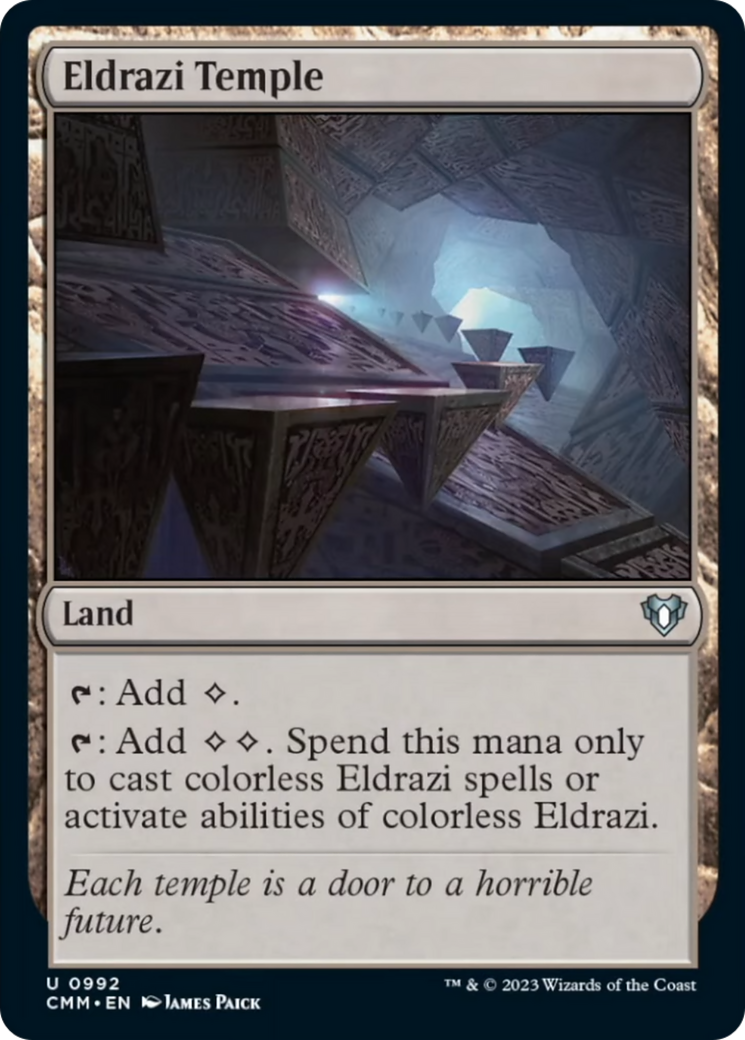 Eldrazi Temple [Commander Masters] | Jomio and Rueliete's Cards and Comics