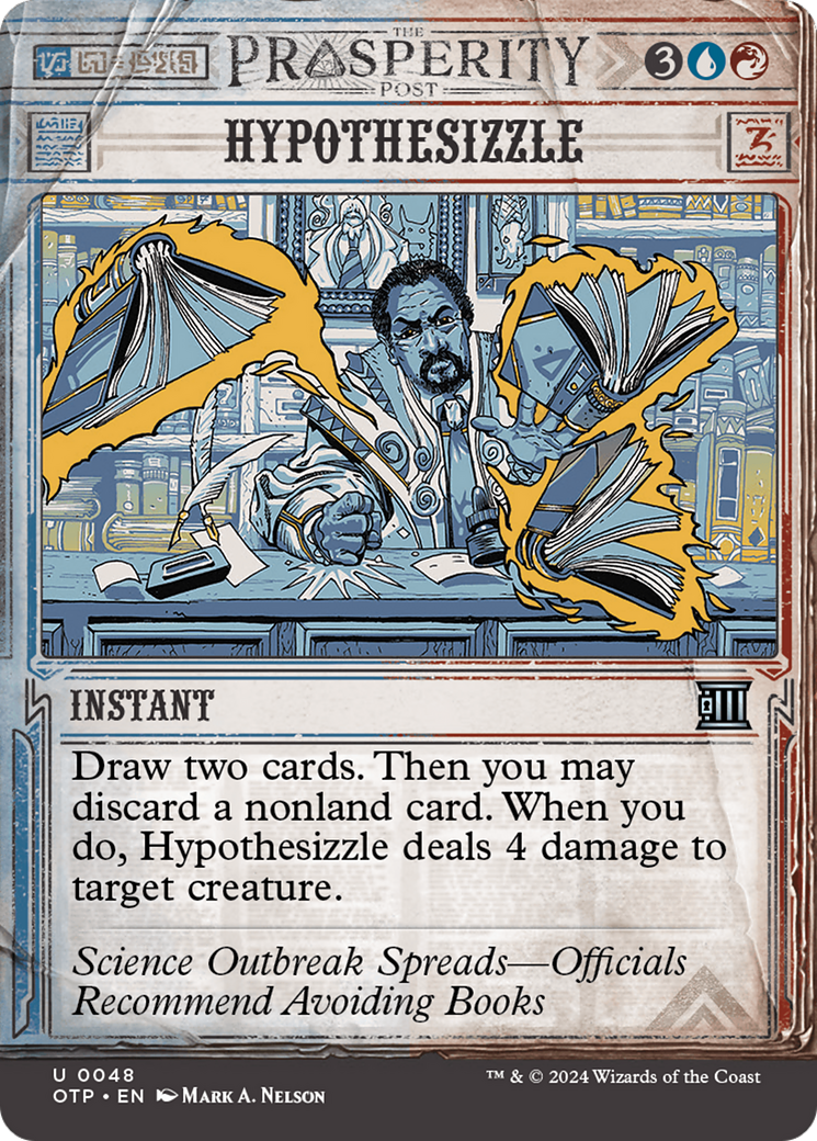 Hypothesizzle [Outlaws of Thunder Junction: Breaking News] | Jomio and Rueliete's Cards and Comics