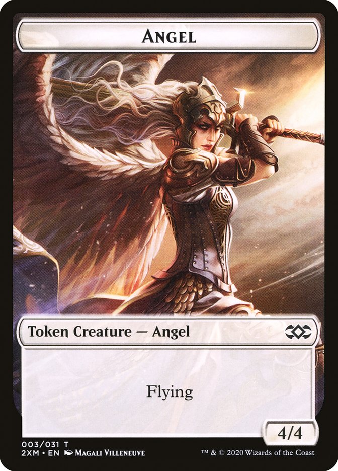 Angel Token [Double Masters Tokens] | Jomio and Rueliete's Cards and Comics