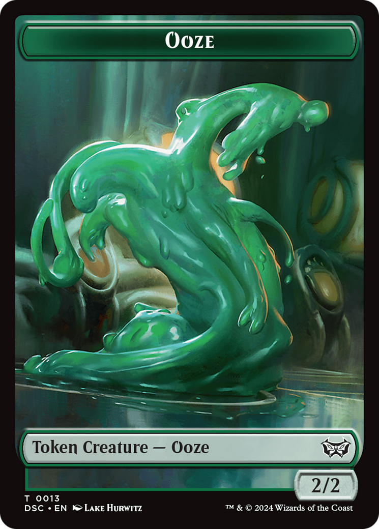 Insect (0012) // Ooze (0013) Double-Sided Token [Duskmourn: House of Horror Commander Tokens] | Jomio and Rueliete's Cards and Comics