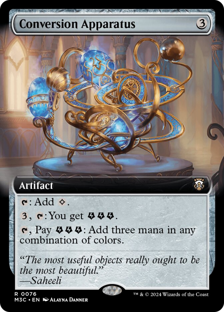 Conversion Apparatus (Extended Art) (Ripple Foil) [Modern Horizons 3 Commander] | Jomio and Rueliete's Cards and Comics