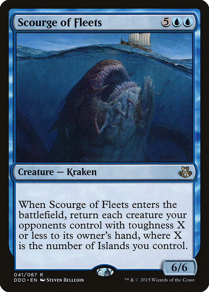 Scourge of Fleets [Duel Decks: Elspeth vs. Kiora] | Jomio and Rueliete's Cards and Comics