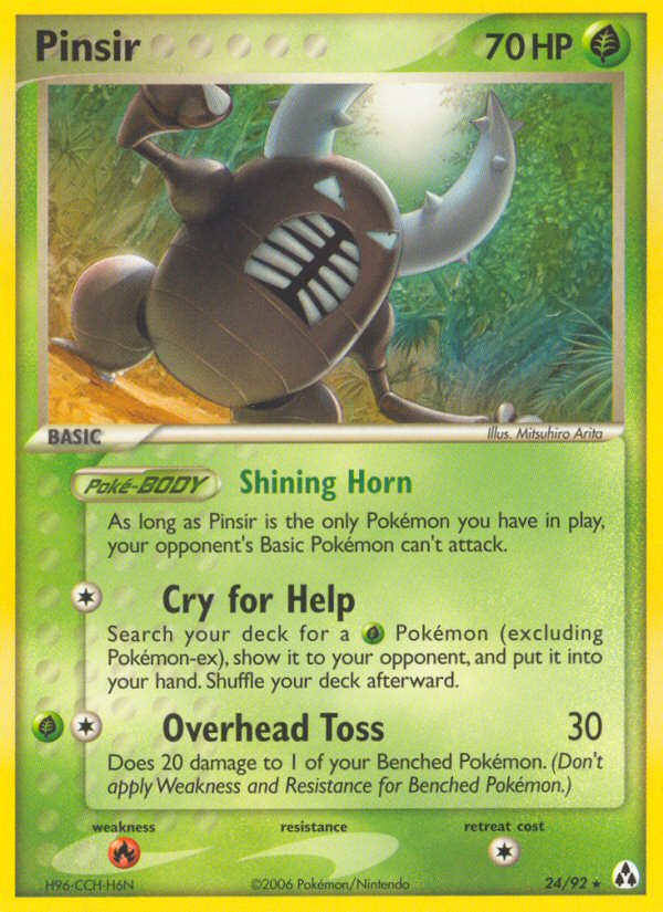 Pinsir (24/92) [EX: Legend Maker] | Jomio and Rueliete's Cards and Comics