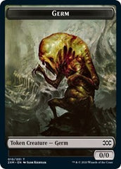 Germ // Human Soldier Double-Sided Token [Double Masters Tokens] | Jomio and Rueliete's Cards and Comics