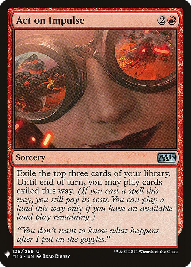 Act on Impulse [Mystery Booster] | Jomio and Rueliete's Cards and Comics