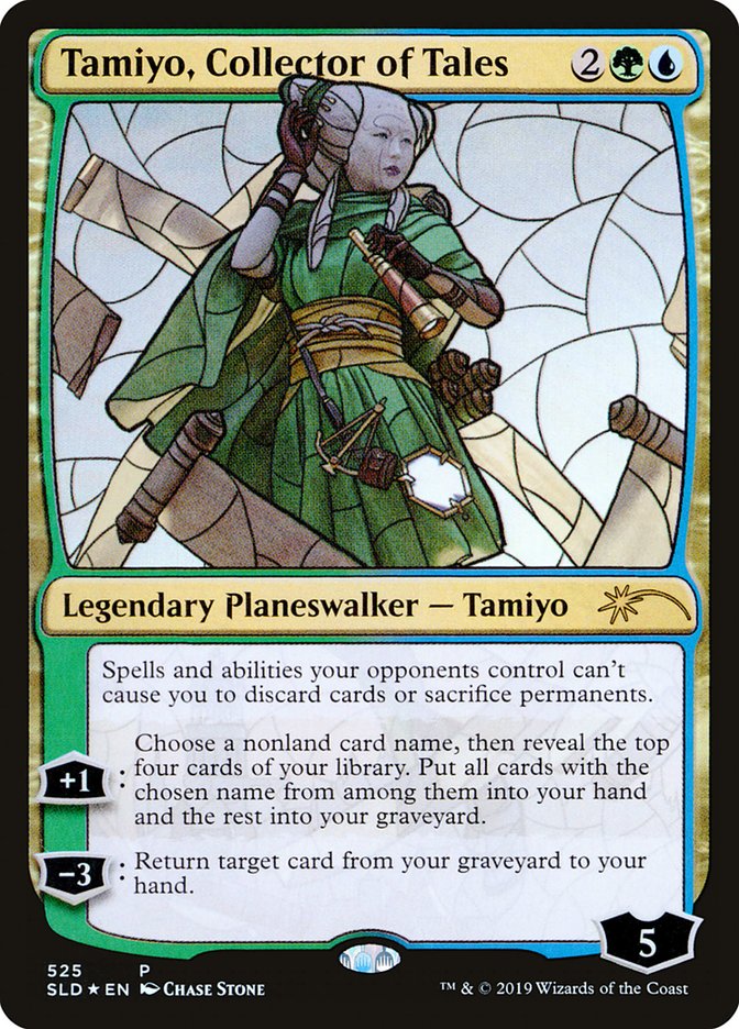 Tamiyo, Collector of Tales (Stained Glass) [Secret Lair Drop Promos] | Jomio and Rueliete's Cards and Comics