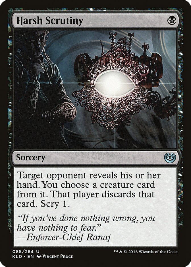 Harsh Scrutiny [Kaladesh] | Jomio and Rueliete's Cards and Comics