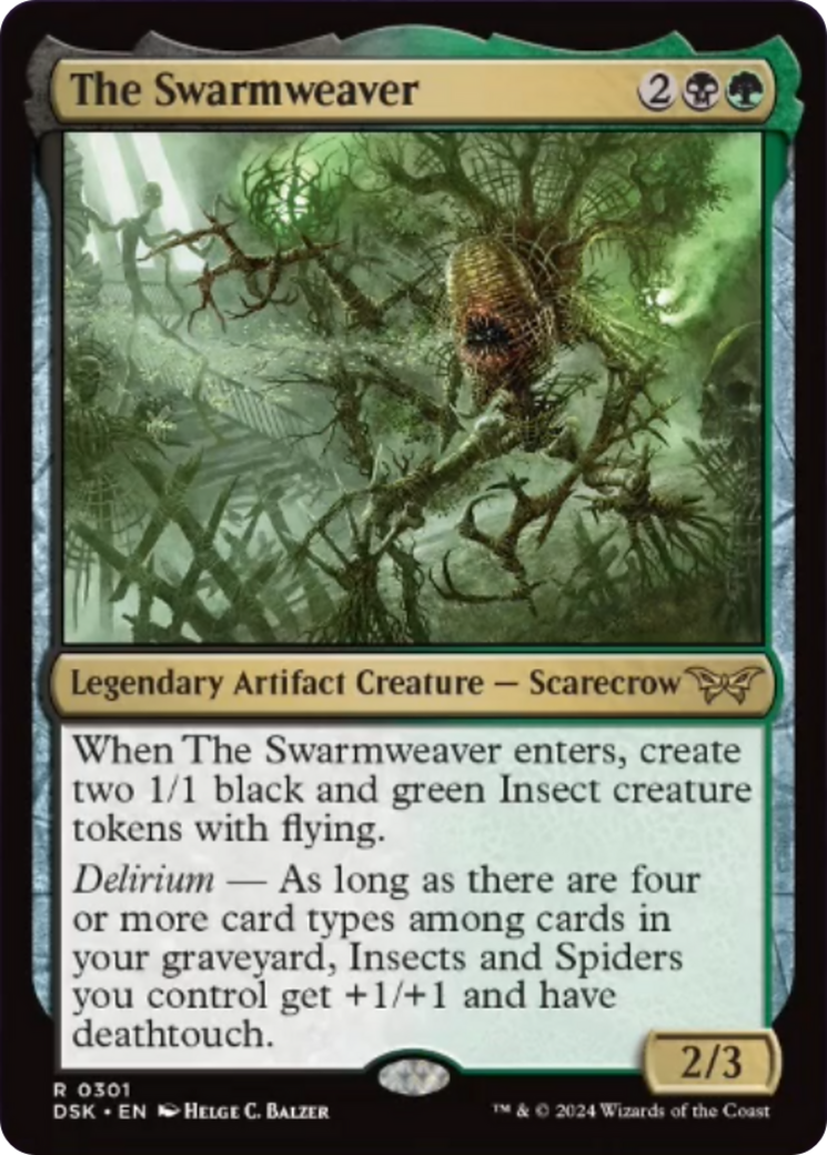 The Swarmweaver (0301) [Duskmourn: House of Horror] | Jomio and Rueliete's Cards and Comics
