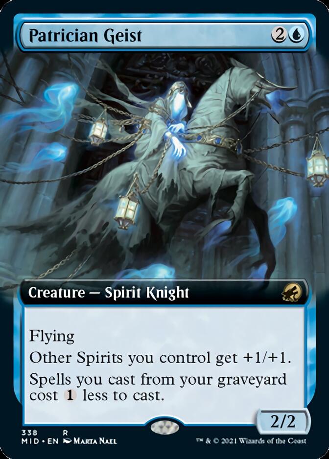 Patrician Geist (Extended Art) [Innistrad: Midnight Hunt] | Jomio and Rueliete's Cards and Comics