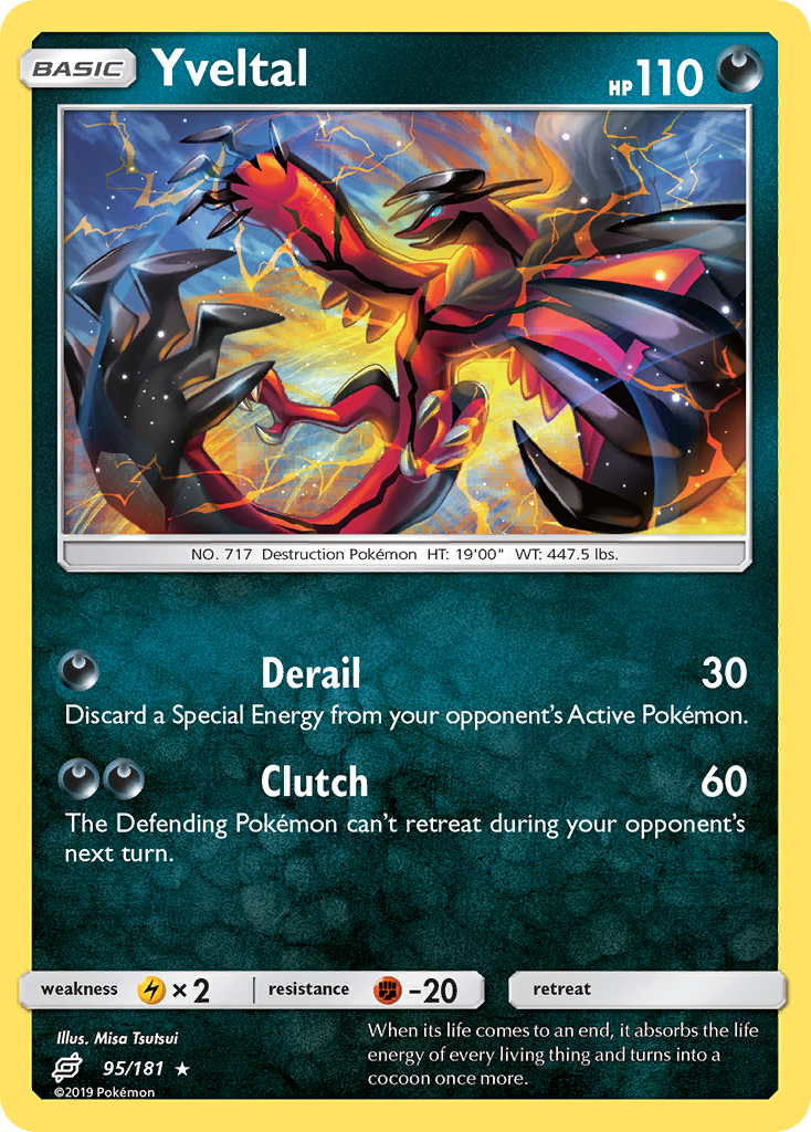 Yveltal (95/181) [Sun & Moon: Team Up] | Jomio and Rueliete's Cards and Comics
