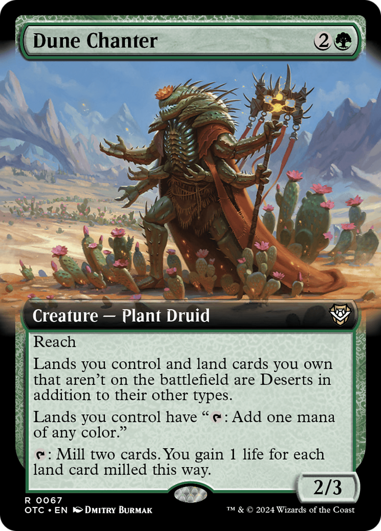 Dune Chanter (Extended Art) [Outlaws of Thunder Junction Commander] | Jomio and Rueliete's Cards and Comics