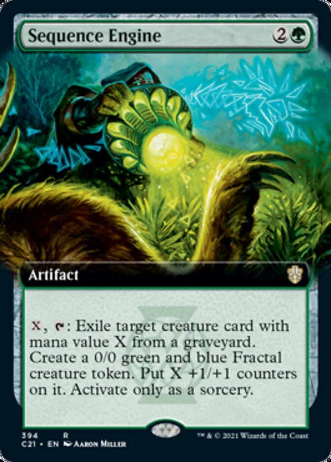 Sequence Engine (Extended Art) [Commander 2021] | Jomio and Rueliete's Cards and Comics