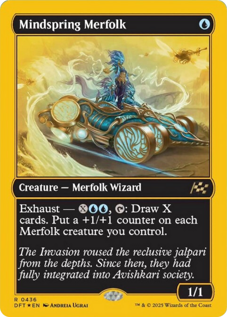 Mindspring Merfolk (First-Place Foil) [Aetherdrift] | Jomio and Rueliete's Cards and Comics