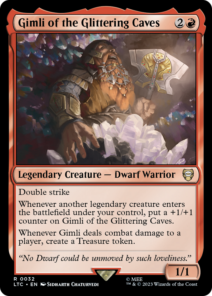 Gimli of the Glittering Caves [The Lord of the Rings: Tales of Middle-Earth Commander] | Jomio and Rueliete's Cards and Comics