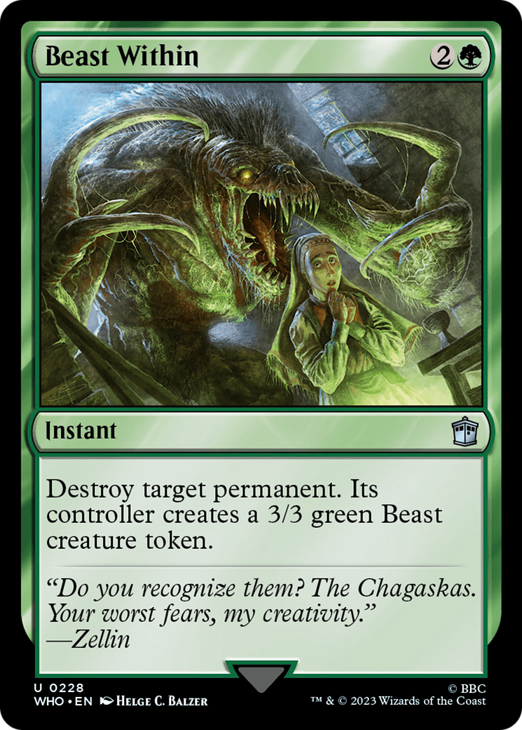 Beast Within [Doctor Who] | Jomio and Rueliete's Cards and Comics