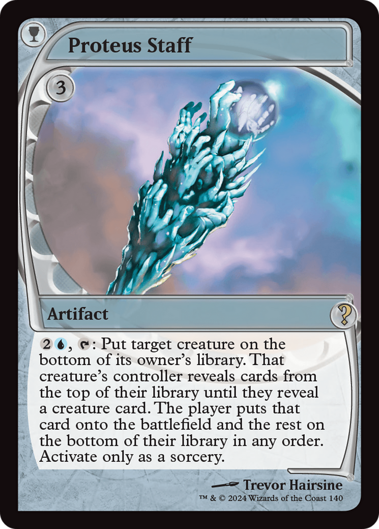 Proteus Staff (Future Sight) [Mystery Booster 2] | Jomio and Rueliete's Cards and Comics